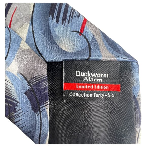 Jerry Garcia Limited Edition Silk Tie Duckworm Alarm Collection Forty Six Blue - Picture 8 of 9